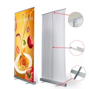 Ontwerp Uw Logo Brede Basis Intrekbare Promotie China Fabriek Reclamestandaard Oprolbare <span class=keywords><strong>Banner</strong></span> - Product Image 6