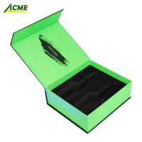 Boîte cadeau pliante en papier avec impression personnalisée en gros, matériaux recyclés, impression UV, fermeture magnétique