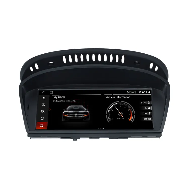 Android 11 Autoradio Navigation GPS Für BMW Serie 5/3 E60 E61 E62 E63 E90 E91 CIC CCC Stereo Audio Head Unit