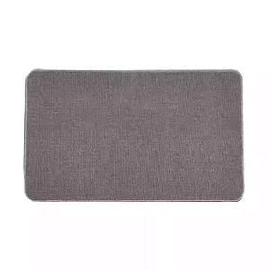 Tapis anti-salissures d'intérieur lavable 60x75cm gris, motif moucheté 100% coton, SUPER ABSORBANT, antidérapant - Product Image 4