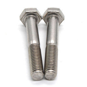 Bullone a Testa Esagonale Semi Filettato in Acciaio <span class=keywords><strong>Inox</strong></span> Grado 8.8 <span class=keywords><strong>M8</strong></span>*50 - Product Image 4
