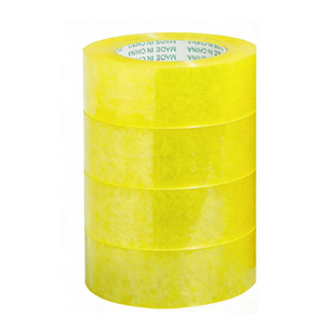 Transparent Yellow <b>Packaging</b> Tape 4.5cm Width 1.8cm Thickness Express <b>Logistics</b> Sealing High Viscosity BOPP Package Tape - Product Image 4