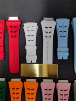 Nouveau bracelet de montre en caoutchouc de luxe haut de gamme 2026, design interchangeable, le plus vendu
