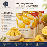 Jackfruit Chips 90% Jackfruit Echt Fruit Snack Klaar om te eten Gedroogde Fruitchips 30g/zak Leverancier Groothandel OEM Private Label