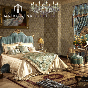 Ensemble de meubles de chambre à coucher de luxe, décoration personnalisée, lit king size classique, mobilier de chambre de luxe <span class=keywords><strong>royal</strong></span>, à <span class=keywords><strong>vendre</strong></span> - Product Image 3
