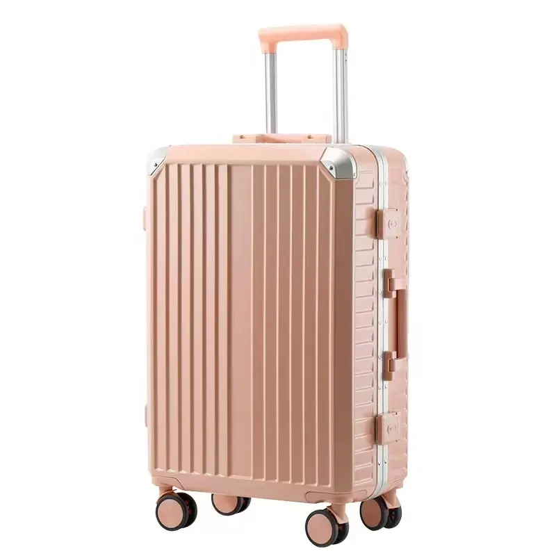 Modern Design Suitcase Luggage Case Cover Carrying Plastic Suitcase PC Travel Suitcase