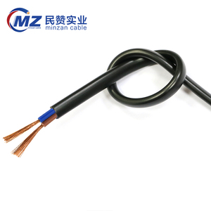 RVVB câble <span class=keywords><strong>électrique</strong></span> conducteur toronné en cuivre PVC double isolation gainée Multic Core fils <span class=keywords><strong>électrique</strong></span>s plats - Product Image 4