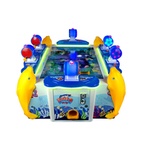 Choix de qualité Fun monnayeur améliore la coordination Handeye attraper du poisson fou petit pêcheur Machine de jeu vidéo