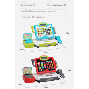 Juguete de Caja Registradora para Niños de Gran Venta de la Fábrica FiveStar, Juguete Educativo de Compras en Supermercado con Efectos de Sonido y Luz, Hecho de Plástico - Product Image 4
