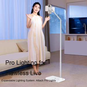 Soporte de Trípode Ajustable para Teléfono y Tableta, Soporte Flexible para Piso, Transmisión en Vivo, Reuniones en Línea y Lectura en la Cama - Product Image 3