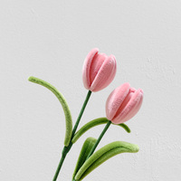 Kunstmatige simulatiebloem Tulp Pluche bloem Gedraaide staaf Eindproduct Woondecoratie Fotografie rekwisiet