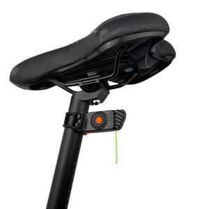 Bicycle Rear <b>Light</b> Qt 023 Led Rechargeable With 4 Modes <b>Rose</b> Red Fluorescent Green Ipx4 Waterproof For Night Riding - Product Image 2