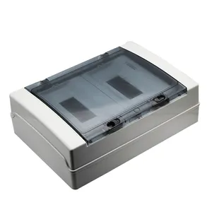 Open-mounted plastic Lighting box 24ways waterproof distribution box Open box HA-24
