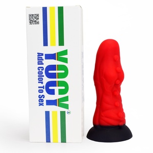 YOCY <b>Best</b> Selling Alligator Head Shape Food Grade Silicone Dildo Anal Plug Sex Toys for Women Men - Product Image 2