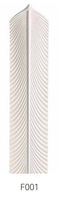 Panel Dinding 3D Geometris Segitiga PC Ringan Tahan Air Modern untuk Dekorasi Dinding Latar Belakang Ruang Tamu, Villa, Kantor, dan Salon