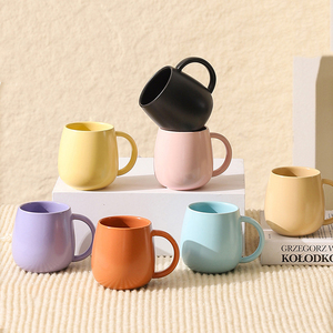 Creative Big Belly <b>Ceramic</b> Coffee <b>Mug</b> 480ml Large Water Cup Custom Matte <b>Ceramic</b> <b>Mugs</b> with logo - Product Image 1