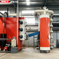 Machine de pyrolyse pour transformer les déchets de plastique, les vieux pneus, les boues d'huile et les déchets ménagers en huile combustible et caoutchouc
