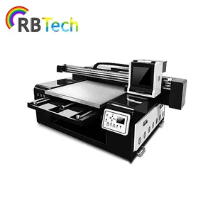 Melhor venda quente impressora plotter 6090 uv máquina de impressão plana para saco de papel caixa de presente vidro madeira acrílico