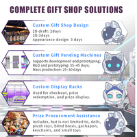 Easyplay Factory Machine à griffes commerciale à monnayeur pour 4 joueurs, jeu de grue d'arcade pour peluches, pour centre commercial