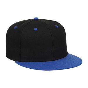 Vente en gros de casquette snapback unisexe vierge à 6 panneaux, pare-soleil respirant à bord plat, taille réglable, pour les quatre saisons, à la mode - Product Image 3