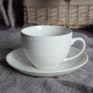 Plato de cena familiar para hoteles, plato de 10,5 "con puntos en relieve, hueso nuevo, CHINA - Product Image 3