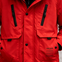 Blouson Bomber Unisexe Grande Taille Haute Qualité Épais Respirant Coupe-Vent Automne à Capuche Motif Dessin Animé pour Vente en Gros