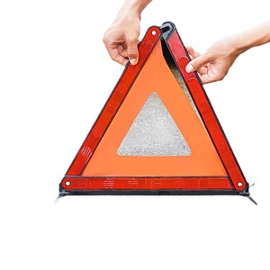 Triángulo de Advertencia Plegable para Auto, Señal Reflectante de Seguridad Vial, Señal de Advertencia Triangular para Uso en Vehículos - Product Image 2