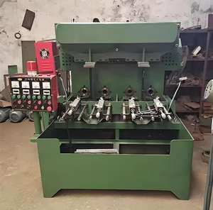 Machine de taraudage automatique hautement efficace à 4 axes contrôlée par PLC pour la fabrication d'écrous et de boulons, avec surveillance à distance et quatre broches porte-roulements - Product Image 4