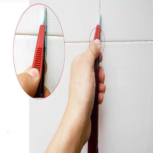 Cuchilla de carburo de tungsteno para limpieza de azulejos, herramienta raspadora de pintura de papel tapiz, limpiador de juntas de azulejos de pared, removedor de lechada - Product Image 2