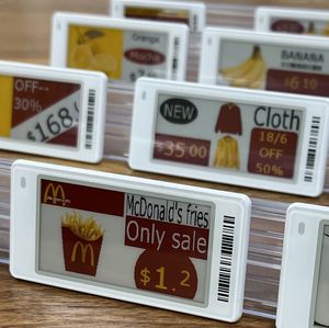 Étiquette de prix électronique pour étagère de 2,6 pouces, étiquette de prix électronique ESL avec écran E-Ink de 2,66 pouces, étiquette de prix électronique USB/Wi-Fi - Product Image 1