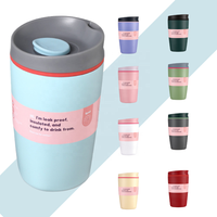 En stock – Tasse à café isotherme en acier inoxydable 12oz 20oz à double paroi avec couvercle rabattable – Gobelet de voyage réutilisable