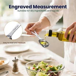 DaS Wholesale - Juego de <span class=keywords><strong>6</strong></span> Cucharas Medidoras, <span class=keywords><strong>Tazas</strong></span> y Cucharas, Cucharas Medidoras para Cocina - Product Image 3