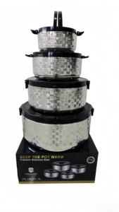 Pronta Consegna <span class=keywords><strong>Set</strong></span> di 4 Scaldavivande di Grande Capacità Casseruola 2L+4L+8L+16L <span class=keywords><strong>Set</strong></span> per Pentola Calda Scaldavivande - Product Image 4