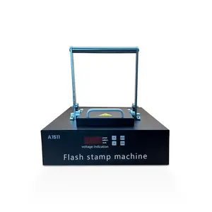 Máquina de sellos de gran área de exposición, venta al por mayor, máquina automática de sellos de goma, máquina para hacer sellos flash en relieve