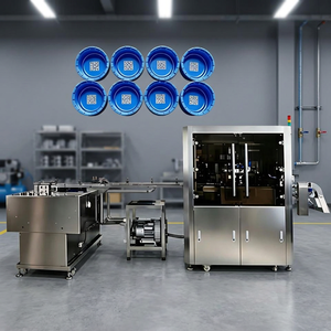 Marqueur laser UV pour codes QR, ligne de production automatisée avec caméra CCD pour le traitement automatique des bouchons de bouteilles de lait - Product Image 1