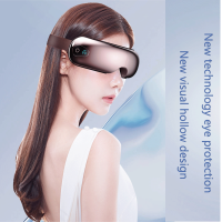 Masseur oculaire musical Bluetooth avec chaleur, compresse chaude, vibration, appareil de thérapie par la chaleur confortable - Modèle BRYCE 302
