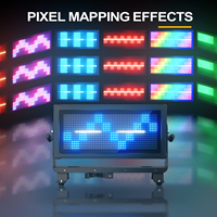SHEHDS 350w Projecteurs stroboscopiques d'extérieur LED RGB Nouveaux étanches Contrôle DMX RDM Éclairage de scène à faisceau large IP65 Lumière de discothèque
