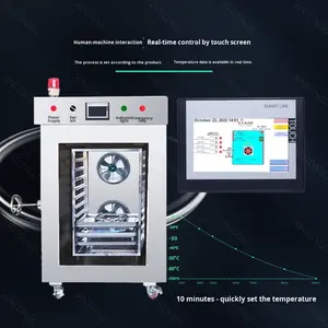 Kommerzielle Platte Flüssig stickstoff Blast Freezer Weiba 1 Jahr Garantie für Meeres früchte & Spinat Purslane Hohe Produktivität 20 Tabletts - Product Image 3