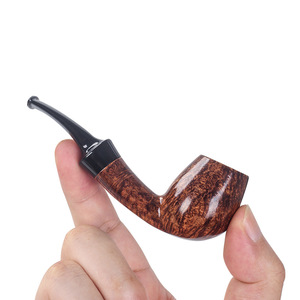 Pipa <span class=keywords><strong>de</strong></span> madera <span class=keywords><strong>de</strong></span> brezo pequeña hecha a mano personalizada OEM <span class=keywords><strong>de</strong></span> lujo para fumar accesorio <span class=keywords><strong>de</strong></span> gran oferta duradero elegante para <span class=keywords><strong>tabaco</strong></span> - Product Image 5