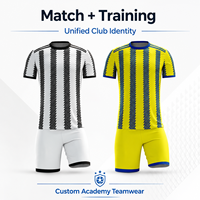 Tenues d'équipe personnalisées Elite Pro pour l'Académie de football – Kits d'entraînement multi-équipes pour clubs U10 et seniors – Prise en charge des commandes saisonnières