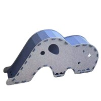 Lit et tunnel pour chat en feutre en forme d'éléphant, tout-en-un, connectable, pliable, durable, respirant, pour chats, toutes saisons