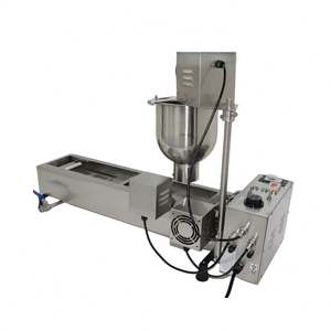 เครื่องทำโดนัทแบบอัตโนมัติเต็มรูปแบบ สำหรับใช้ในเชิงพาณิชย์ รองรับไฟ 110V 220V ทำโดนัททรงกลมได้ - Product Image 6