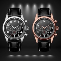 Montre automatique pour hommes Calendrier semaine mois Calendrier perpétuel Montre vintage étanche multifonctionnelle pour hommes montres mécaniques
