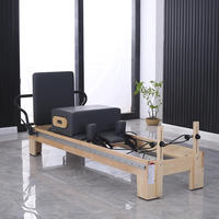 Portable maison petite piste complète érable équipement de gymnastique en bois yoga pilates réformateur pilates machines