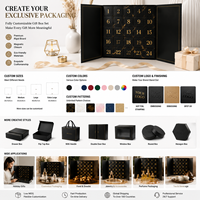 Boîte cadeau personnalisée OEM avec logo et couleur, carton pliable robuste pour cadeaux de fêtes, marchandises de vente au détail et cadeaux promotionnels
