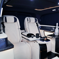 Sièges de Capitaine VIP de Luxe Premium pour Voiture, Sièges Arrière Modifiés avec Console Centrale et Inclinaison Électrique pour MPV et Van