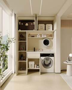 Mueble de Lavandería para Balcón, Moderno, Minimalista, Avanzado, Práctico e Impermeable - Product Image 4