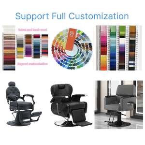 Takara <span class=keywords><strong>Belmont</strong></span> Fauteuil de <span class=keywords><strong>barbier</strong></span> inclinable pour hommes, salon de beauté noir, pour les bars - Product Image 6