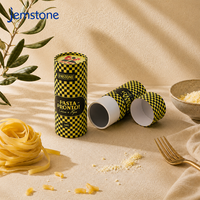 Tube en carton cylindrique imprimé CMJN, recyclable et sans plastique, pour emballage de condiments et épices – Boîte en tube de papier