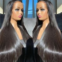 Extensions de cheveux vierges brésiliennes de qualité supérieure, 12A Grade, lisses et droites, double trame
